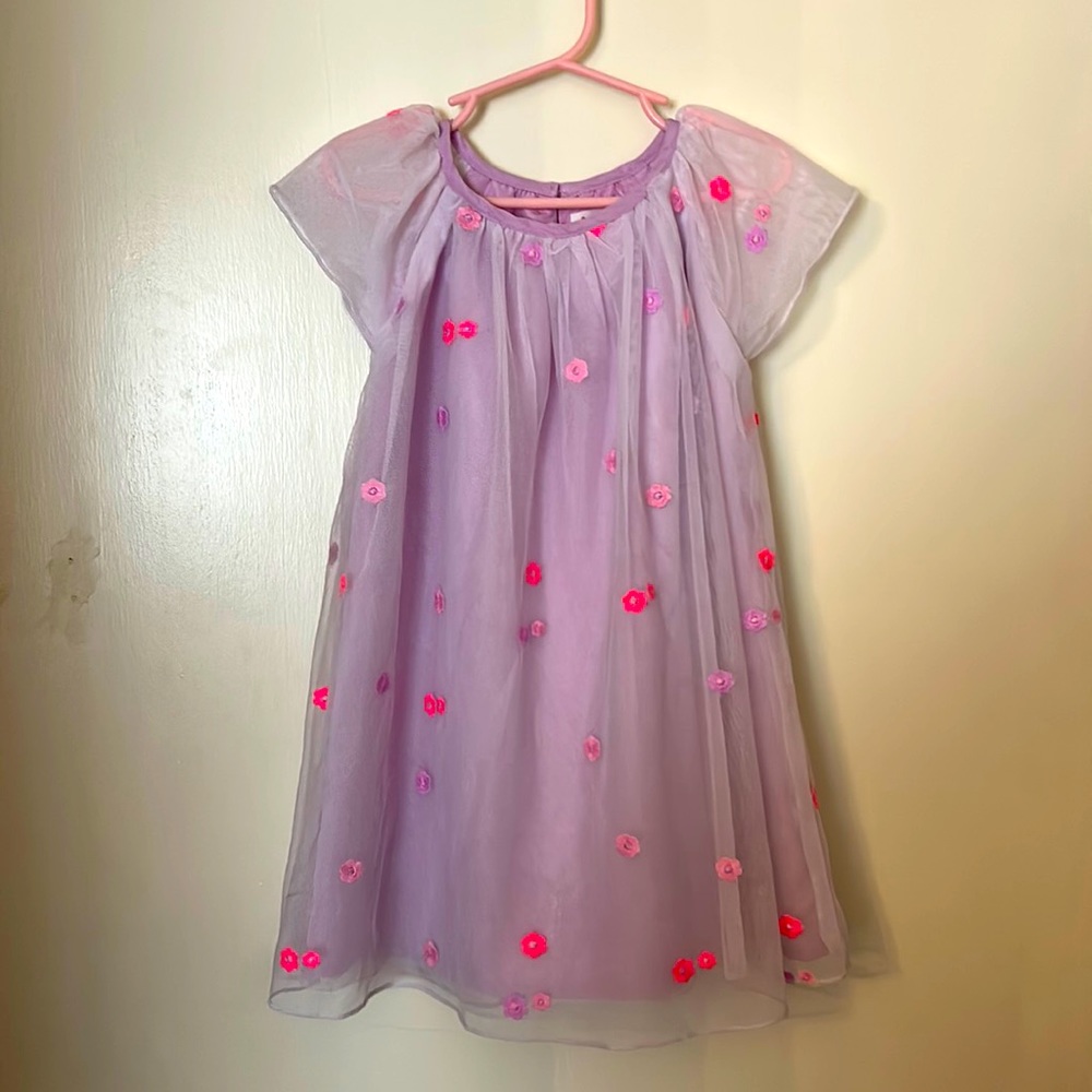 Floral Tulle Dress (4T)